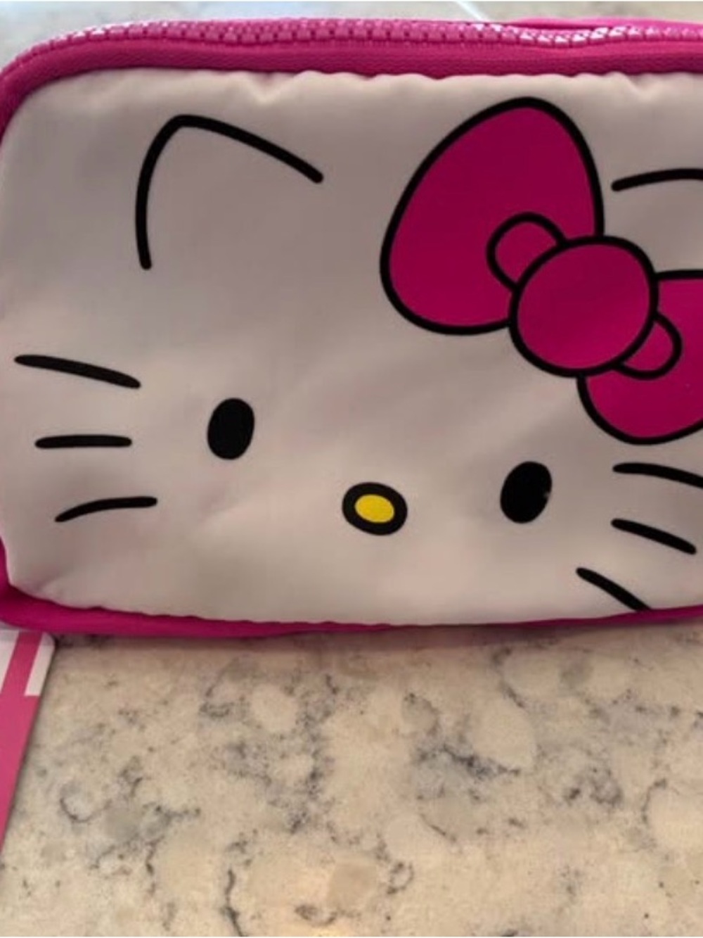 Hello Kitty Pink and White Bow Belt Bag-NWT